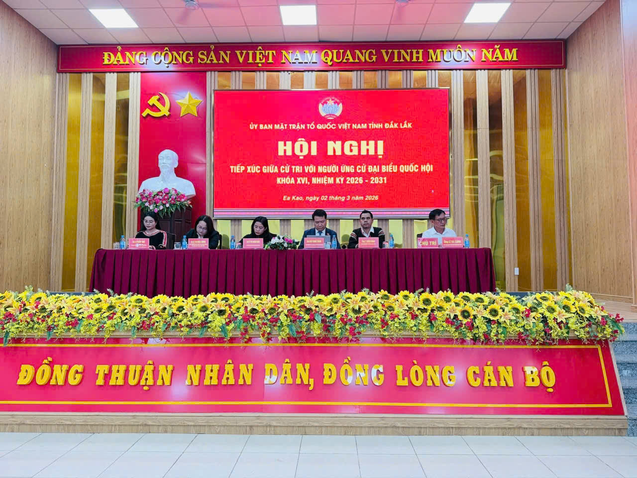 Sôi nổi các Hội nghị tiếp xúc cử tri, vận động bầu cử  nhiệm kỳ 2026 - 2031