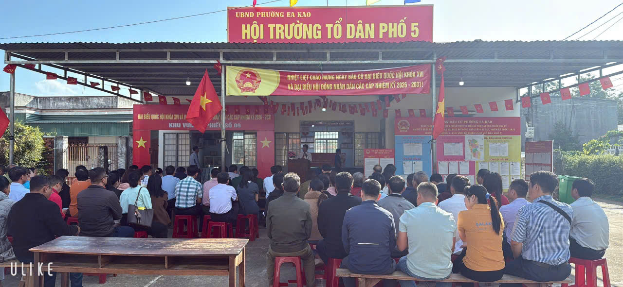 Phường Ea Kao tổ chức hội nghị diễn tập quy trình bầu cử