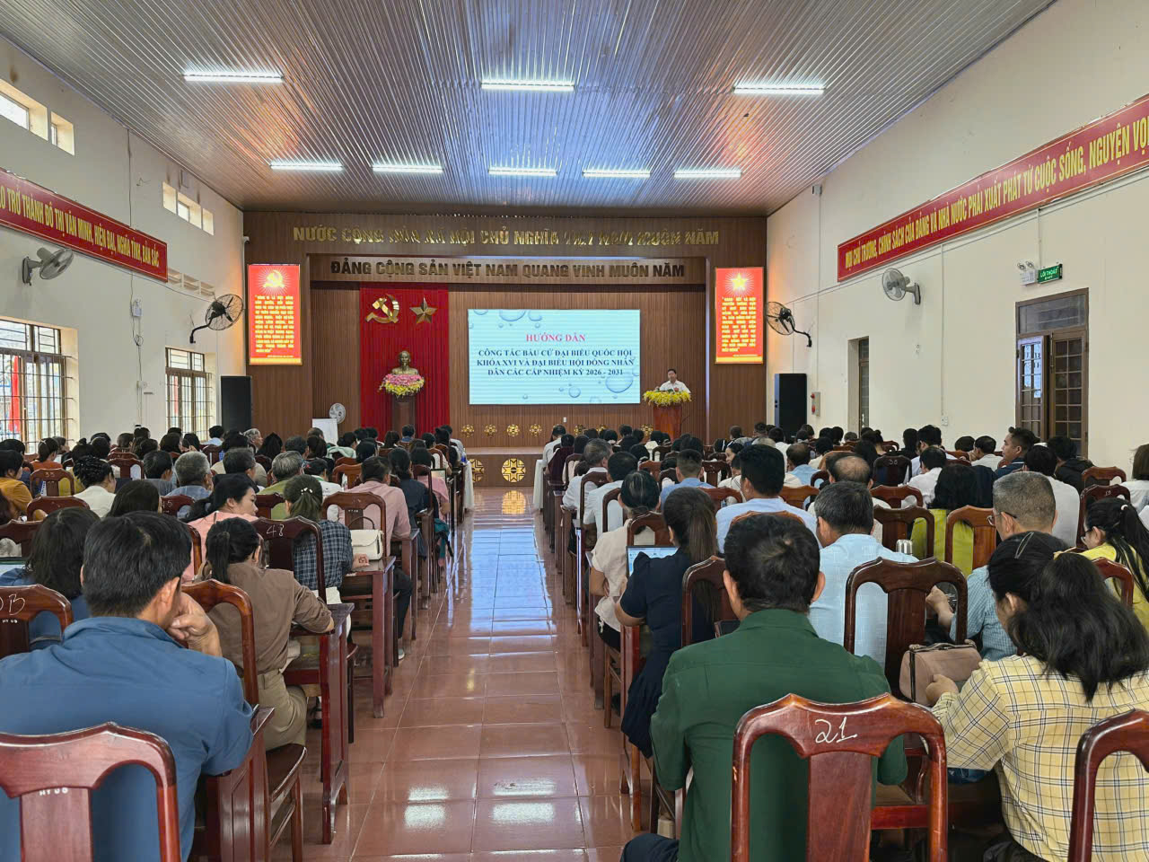 Ủy ban bầu cử phường Ea Kao: Tập huấn nghiệp vụ công tác bầu cử đại biểu Quốc hội khóa XVI và đại biểu Hội đồng nhân dân các cấp, nhiệm kỳ 2026 - 2031