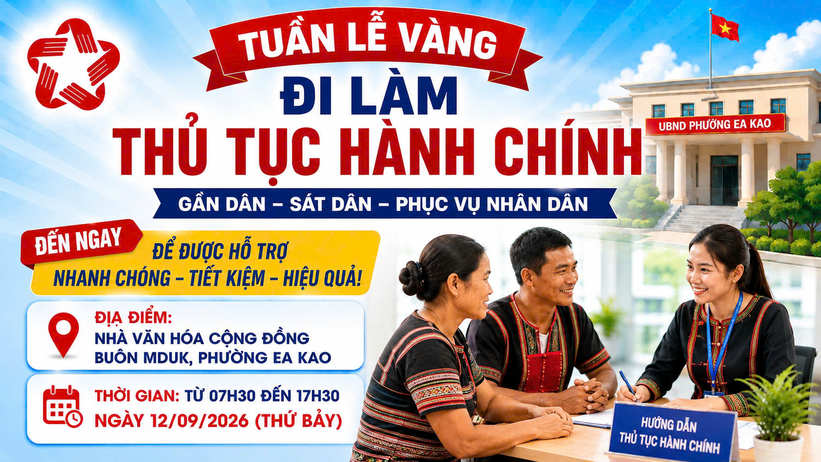 TUẦN LỄ VÀNG ĐI LÀM THỦ TỤC HÀNH CHÍNH