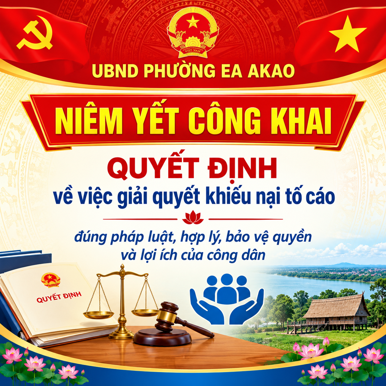 QUYẾT ĐỊNH VỀ VIỆC GIẢI QUYẾT KHIẾU NẠI CỦA BÀ H WAL BUÔN KRÔNG (LẦN 1)
