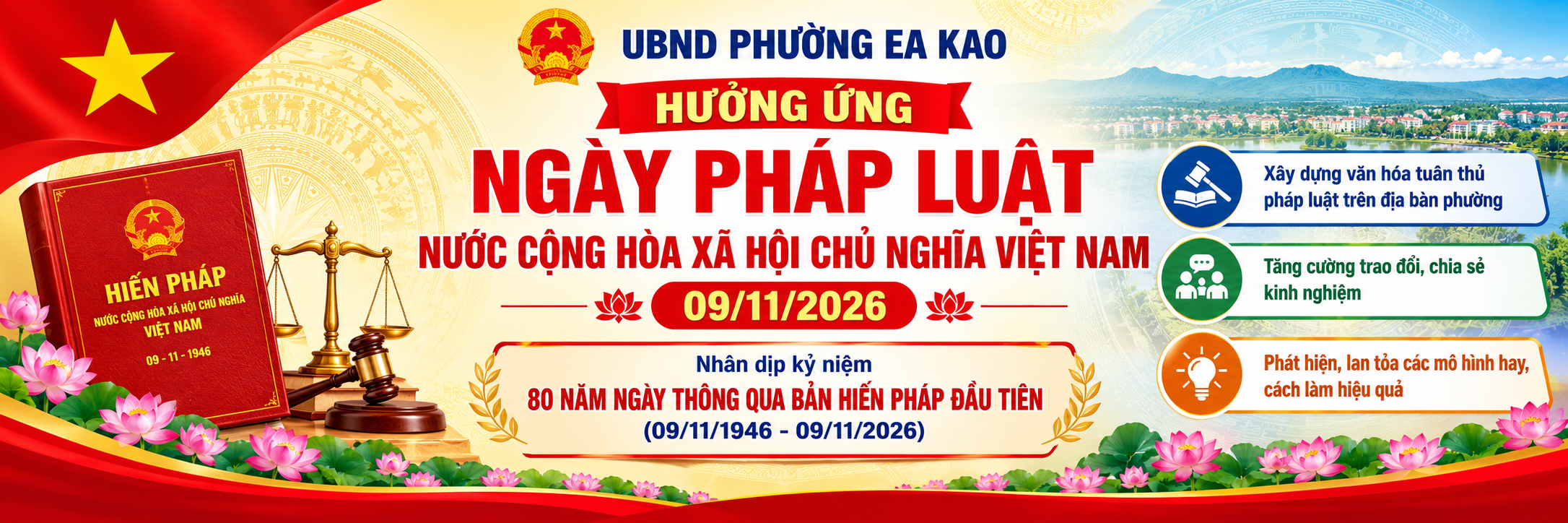 HƯỞNG ỨNG NGÀY PHÁP LUẬT VIỆT NAM