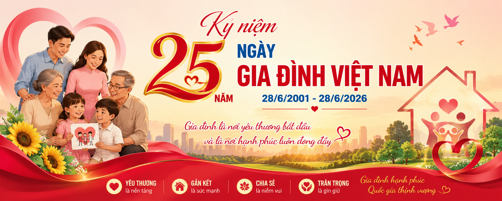 KỶ NIỆM 25 NĂM NGÀY GIA ĐÌNH VIỆT NAM