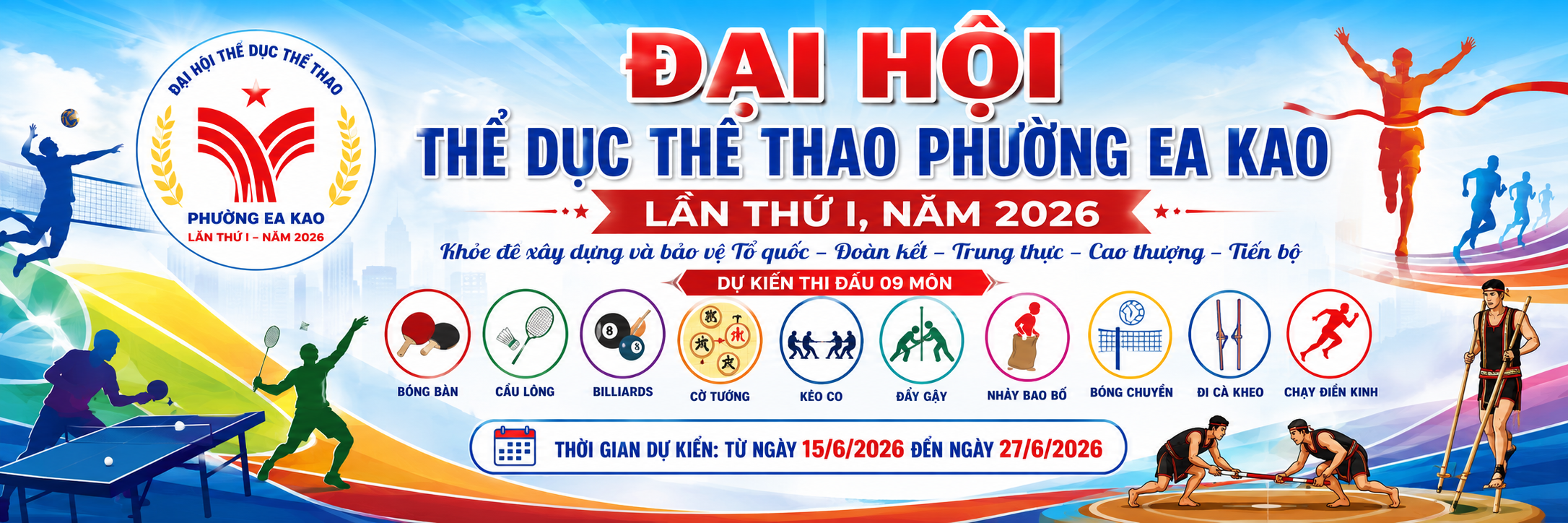 Đại hội Thể dục Thể thao phường Ea Kao Lần thứ I n