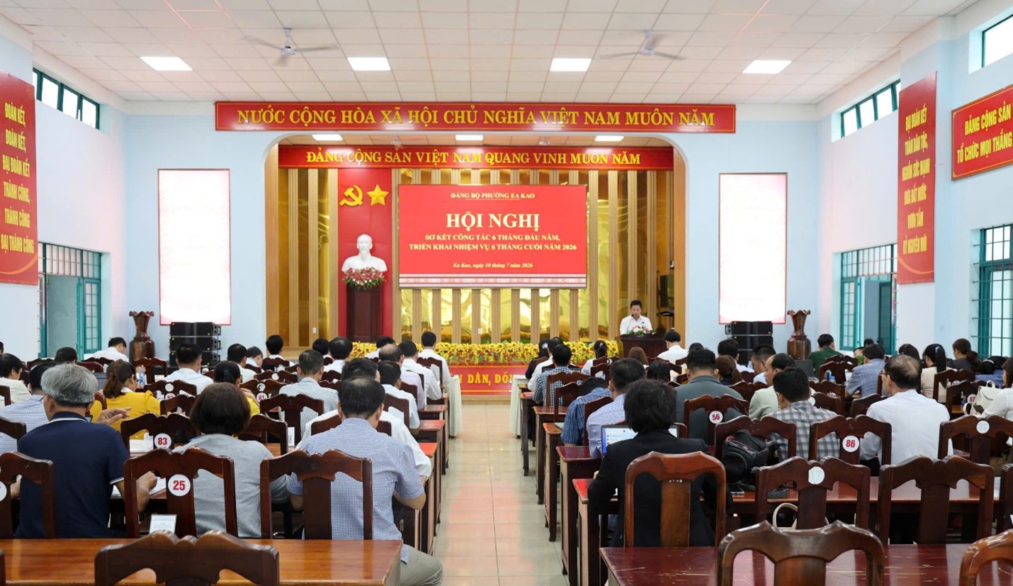 ĐẢNG BỘ PHƯỜNG EA KAO QUYẾT TÂM HOÀN THÀNH THẮNG LỢI NHIỆM VỤ NĂM 2026