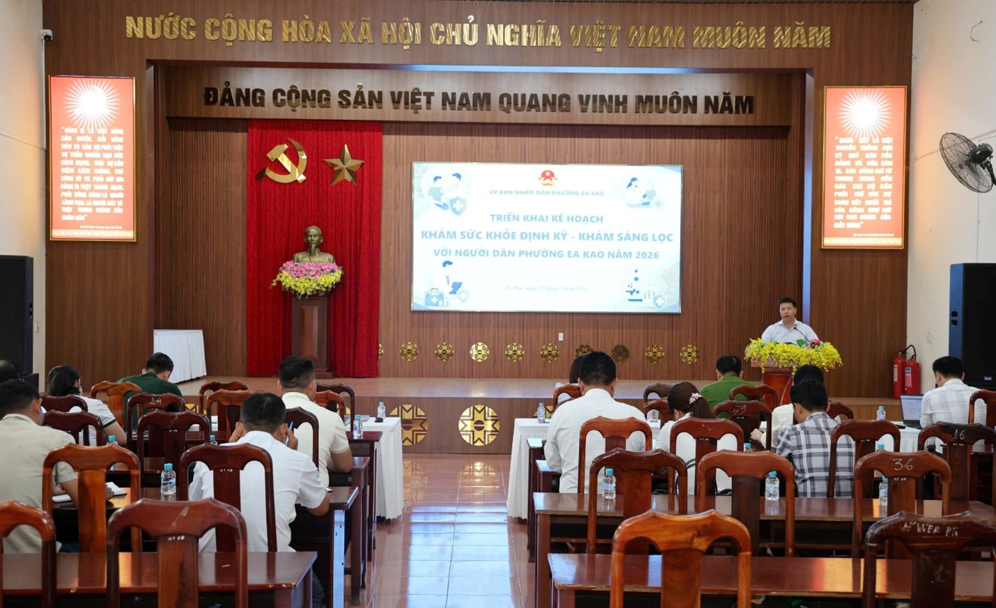 PHƯỜNG EA KAO TRIỂN KHAI KẾ HOẠCH KHÁM SỨC KHỎE ĐỊNH KỲ, KHÁM SÀNG LỌC MIỄN PHÍ CHO NHÂN DÂN NĂM 2026