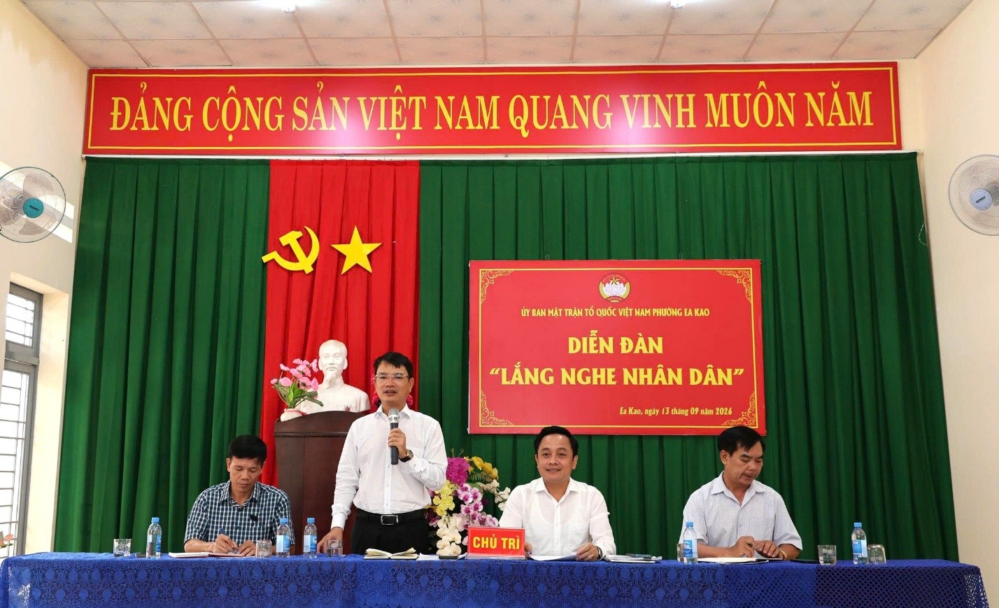 PHƯỜNG EA KAO TỔ CHỨC DIỄN ĐÀN “LẮNG NGHE NHÂN DÂN” TẠI TỔ DÂN PHỐ 1