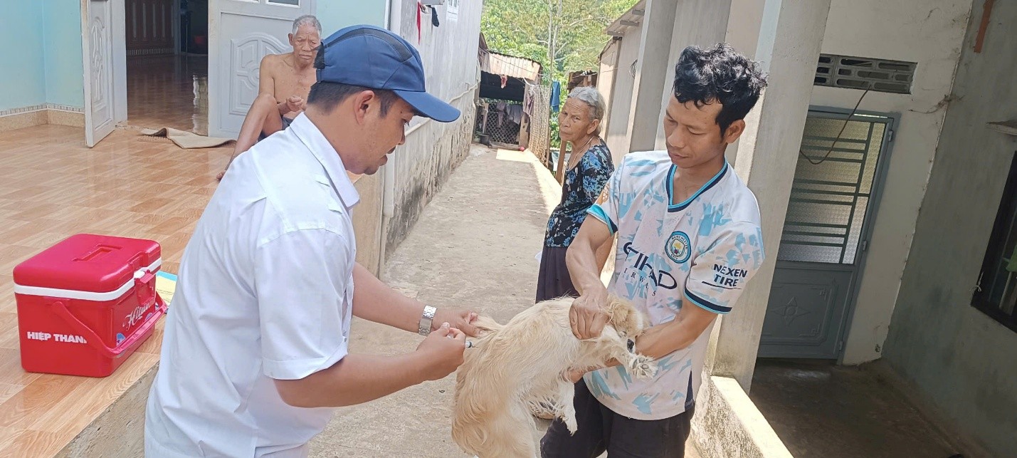 KHÔNG THẢ RÔNG CHÓ CHỦ ĐỘNG TIÊM PHÒNG BỆNH DẠI, BẢO VỆ SỨC KHỎE CỘNG ĐỒNG