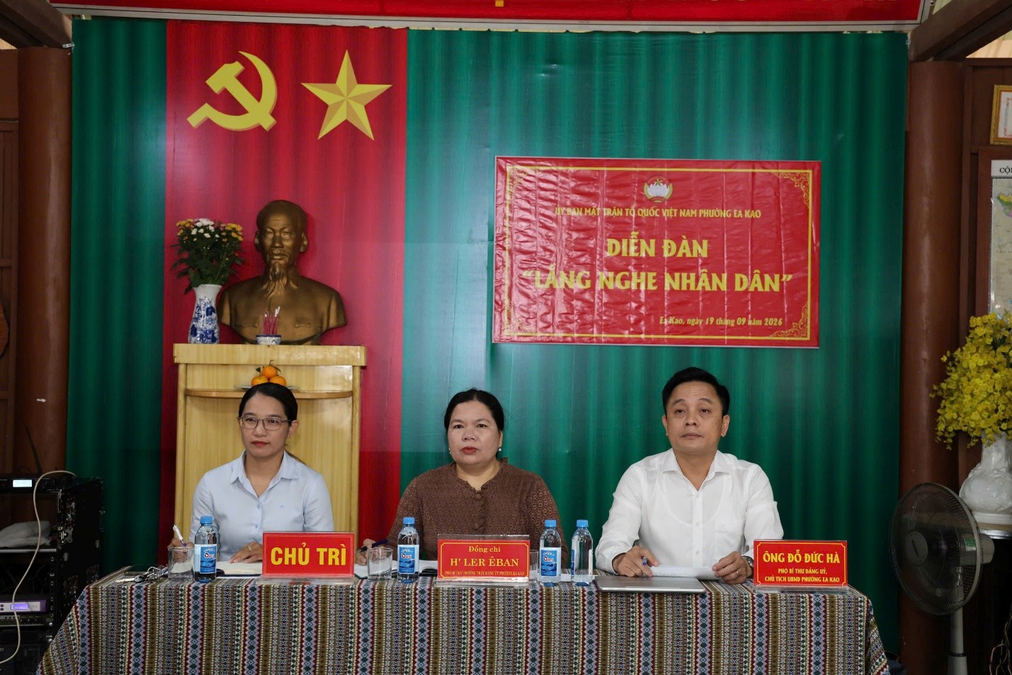 PHƯỜNG EA KAO TỔ CHỨC DIỄN ĐÀN “LẮNG NGHE DÂN NÓI” TẠI BUÔN ALÊ A
