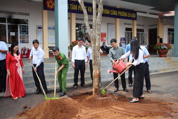 PHƯỜNG EA KAO PHÁT ĐỘNG “TẾT TRỒNG CÂY ĐỜI ĐỜI NHỚ ƠN BÁC HỒ” NĂM 2026