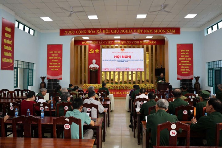 HỘI CỰU CHIẾN BINH PHƯỜNG EA KAO SƠ KẾT CÔNG TÁC 06 THÁNG ĐẦU NĂM 2026