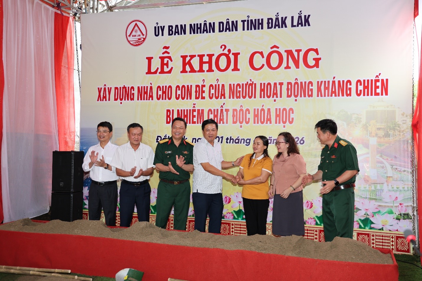 Tỉnh Đắk Lắk Khởi công xây dựng nhà cho thân nhân người có công với Cách mạng tại phường Ea Kao
