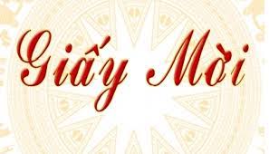 GIẤY MỜI Dự Hội nghị triển khai kế hoạch phát triển kinh tế - xã hội, đảm bảo Quốc phòng - An ninh năm 2026