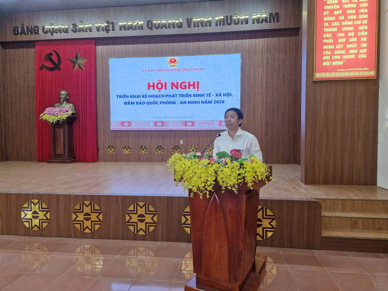 Phường Ea Kao tổng kết công tác năm 2025, triển khai nhiệm vụ năm 2026