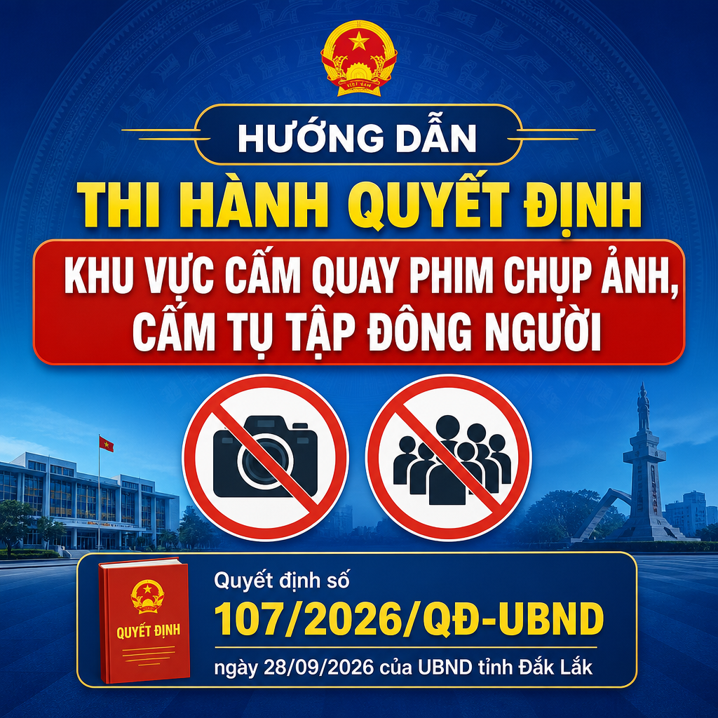 QUY ĐỊNH VỀ KHU VỰC CẤM TỤ TẬP ĐÔNG NGƯỜI, CẤM QUAY PHIM CHỤP ẢNH